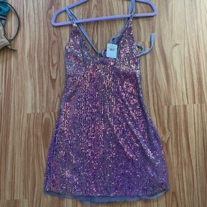 Sequin free people dress